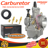 Pwk Carburetor PWK 28MM 30MM 32MM 34MM (IN) golden transparent blue bottom cover CNC speed adjustab