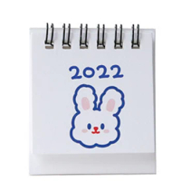 2023 Cute Rabbit Desk Calendar Desktop Mini Cartoon Calendar for Student