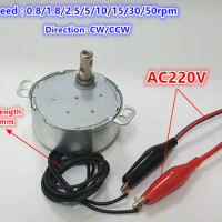 50TYC synchronous motor 220V 4W 50mm micro permanent magnet induction cooker / fan motor ,shaft diameter 7mm ~
