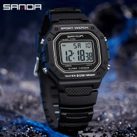 Jam Tangan Elektronik Sanda Berenang Kalis Air Jam Tangan Pelajar Uniseks Jam Penggera Ringkas Papar