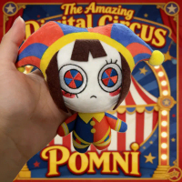 ตุ๊กตาผ้าขนฟูดิจิทัลมหัศจรรย์ ซีรีส์ซิงค์ ขนาด 10 ซม. รุ่น Pomni สำหรับเป็นของขวัญวันเกิด ของขวัญคริ