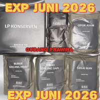 Ransum Konserven TNI Exp 30 JUNI 2026 Lauk Pauk Jatah
