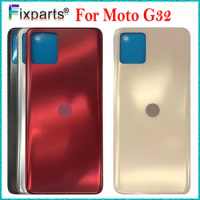 6.5" Tested Full Well For Motorola Moto G32 Back Cover Rear Door Housing Case Replacement Parts For Moto G32 Battery Cover