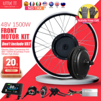 Electric Bike Conversion Kit 48V 1500W Front Hub Motor Wheel 20-28 inch 700C Motor for EBike Conversion Kit