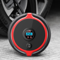 12V Electric Digital Car Air Pump Portable Mini Air Compressor Tyre Inflatable Pump Air Inflator For Motorcycles Bicycles