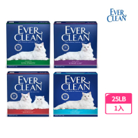 EverClean 藍鑽 強效凝結除臭貓砂25LB/11.3kg 美規(貓砂 礦砂)