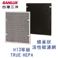 SANLUX ABC-M8 台灣三洋 空氣清淨機濾網 CAFT-M8HC 343x218mm 適用空氣清淨機