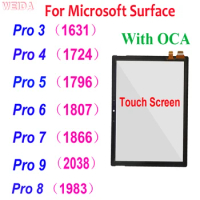 Touch Screen For Microsoft Surface Pro 3 1631 Pro 4 1724 Pro 5 1796 Pro 6 Pro 7 1866 Pro 8 1983 Pro 9 2038 Touch Digitizer Glass