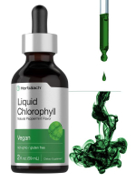 Horbäach Liquid Chlorophyll Drops | 2 oz. | Vegan Non-GMO and Gluten Free Formula | Natu