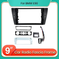 Android 9inch Car Frame Audio Dash Trim Kits Facia Panel for BMW 3 Series E90 E91 E92 E93 2006-2011 Fitting Adaptor Bracket