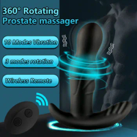 Wireless Prostate Massager for Man 360 Degree Prostate Stimulator Anal Plug Dildo Vibrator Anal​ Masturbating Sex Toy for Men