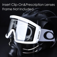 Millerswap Insert Clip-On Prescription Clip &amp; Custom Prescription Lenses for Oakley Line Miner L Snow Goggle