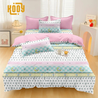Bed Cover Set Sprei Vanessa Mix Baby Pink - Ukuran Lengkap 180x200 160x200 200x200 Bahan Microfiber 