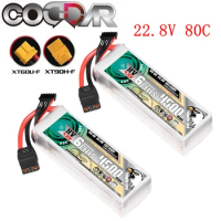 CODDAR 4500MAH 6S 22.8V LiHV 80C XT90 RC LiPo Battery FMS EDF Jet 3D Plane Helicopter Warbirds Align T-Rex 600 Airplane RC Boat