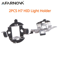 2PCS H7 HID Headlight Bulb Holder Adapter Base BASE FOR SAGITAR,MAGOTAN,QASHQAI,BMW520LI H7 Xenon Bulb Socket Retainer Clips Kit