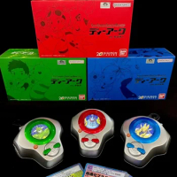 Original Bandai Digimon Adventure D-Ark Guilmon Terriermon Renamon Csa Anime Figure Digivice Device Collect Model Statue Toy
