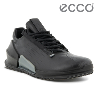 【ecco】BIOM 2.0 W 皮革透氣極速運動鞋 女鞋(黑色 80061301001)