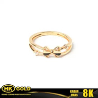 Cincin Emas 8K Type 1659 HK GOLD 18 A