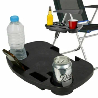 Recliner Accessories Tray Folding Relaxation Chair Drink Holder Fishing Camping Beach
