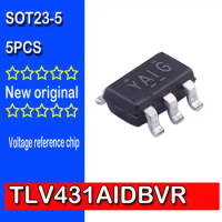 5pcs Brand-new original spot TLV431AIDBVR YAI* SOT23-5 voltage regulator.Low-voltage adjustable precision shunt regulator