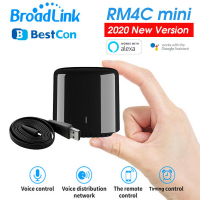 Hỏa Tốc HN-Bộ Điều Khiển Hồng Ngoại BroadLink RM4c Mini BestCon Điều Khiển Điều Hòa Quạt Tivi Ra Lện