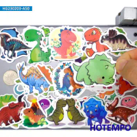 20/30/50Pieces Cute Dinosaur Style Funny Cartoon Lizard Animal Stickers for Kids Scrapbook Luggage Bike Car Phone Laptop Sticker