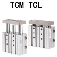 TCM/TCL Three Axis Pneumatic Cylinder With Guide Rod TCL12X10S TCL12X20S TCL12X25S TCL12X30S TCL12X40S TCL12X50S TCL12X75S 100S