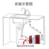 2/3/4分減壓閥 進水穩壓閥 減壓閥 自來水凈水器 RO 水機配件