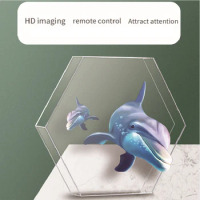 3D HD Projector LED Advertising Hologram Fan Holographic Projection Mobile APP Control Shop Bar Videos Desktop Hologram Machine