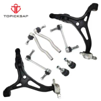 TOPICKSAP 8pcs Front Lower Control Arm Tie Rod Stabilizer Sway Bar End Link Kit for Mercedes-Benz W164 GL320 ML320 2006 - 2012