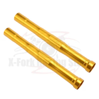 Front Outer Fork Tubes Pipes Gold Pair For Ducati Panigale V4 S Superbike 2022-2023 Panigale V4 SP2 