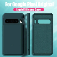 For Google Pixel 7 7 Pro 7A 6A Case Google Pixel 7 6 Pro Cover Fundas Coque Soft Original Liquid Silicone Phone Case Pixel 7 Pro