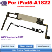 iCloud free Unlocked Motherboard for iPad 5 Logic Board for A1822 A1823 WiFi Cellualr In 2017 With Full Sysytems With Full Chips