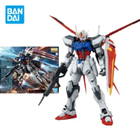 Bandai Anime Genuine Gundam Model Kit Figure MG 1/100 Aile Strike Gundam RM HD2.0 Action Figures Collectible Toys Gifts for Kids