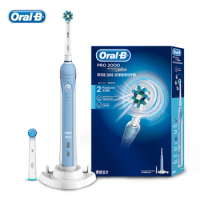Oral B 3D Electric Toothbrush PRO2000 D20524 Teeth Whitening Rechargeable Tooth Brush for Adult
