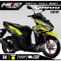 DECAL FULL BODY VARIO 125 - DECAL VARIO 125 MOTIF TECHNO KODE 34