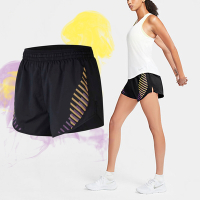 Nike 短褲 Tempo Luxe 黑 紫 黃 女款 拉鍊口袋 開岔 吸濕 快乾 跑步 運動 CZ2840-010