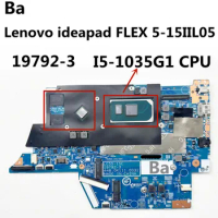 For Lenovo Ideapad Flex 5-14IIL05 Laptop Motherboard LC55-15C 19792-3 Motherboard CPU I5-1035G1 8GB