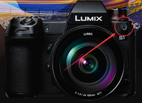 [3C Bầu Trời] butang đèn kilat bahagian pembaikan penutup depan cho Kamera Panasonic Lumix DC0-S1 s1r S1 s1m s1h