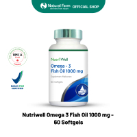 Nutriwell Omega 3 Fish Oil 1000 mg 60 softgels