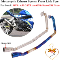 For Suzuki GSX150R GSXR150 GSX-S150 GSX S150 Motorcycle System Exhaust Escape Modify Stainless Steel 51MM Front Middle Link Pipe