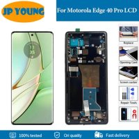 Original 6.67" For Motorola Edge 40 Pro LCD Display Touch Screen Digitizer Assembly For Moto Edge 40Pro Replacement Parts