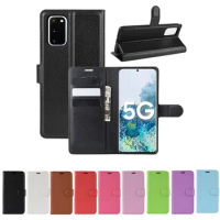 Flip Magnetic PU Leather Wallet Stand Case For Samsung Galaxy S20 FE A01 M01 Core Plus Note 20 Ultra A51 A71 A11 M11 100pcs/Lot