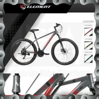 IBW - Sepeda MTB ELEMENT COYOTE Uk 27,5" Gray Maroon