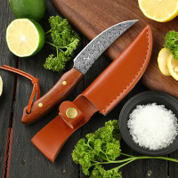[Nhập nhanh kẻo hết] Dao macusta Vân Damascus- Gọt Rau Củ Quả dài 18cm, dùng Thái Thịt