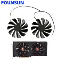 NEW 95MM CF1010U12S 4PIN Cooling Fan For XFX Radeon RX 5500 5600 5700 XT RAW II Graphic Card Cooler Fan