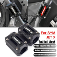 For SYM Jet x jet x Motorcycle Accessories Crash Bars Engine Bumper Protective Block
