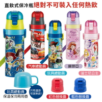 日本 Skater 直飲式保冷瓶 兒童水壺 多款式 附提繩 480ml