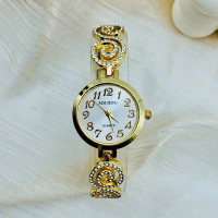 Jam Tangan Sentuh, Jam Tangan Gelang Wanita, Jam Tangan Wanita, Jam Tangan Bunga, Jam Tangan Emas Ma