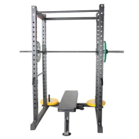 Hot Sale Gym Equipment Power Rack Bench Press And Pull Down Row Power Cage Squat Rack